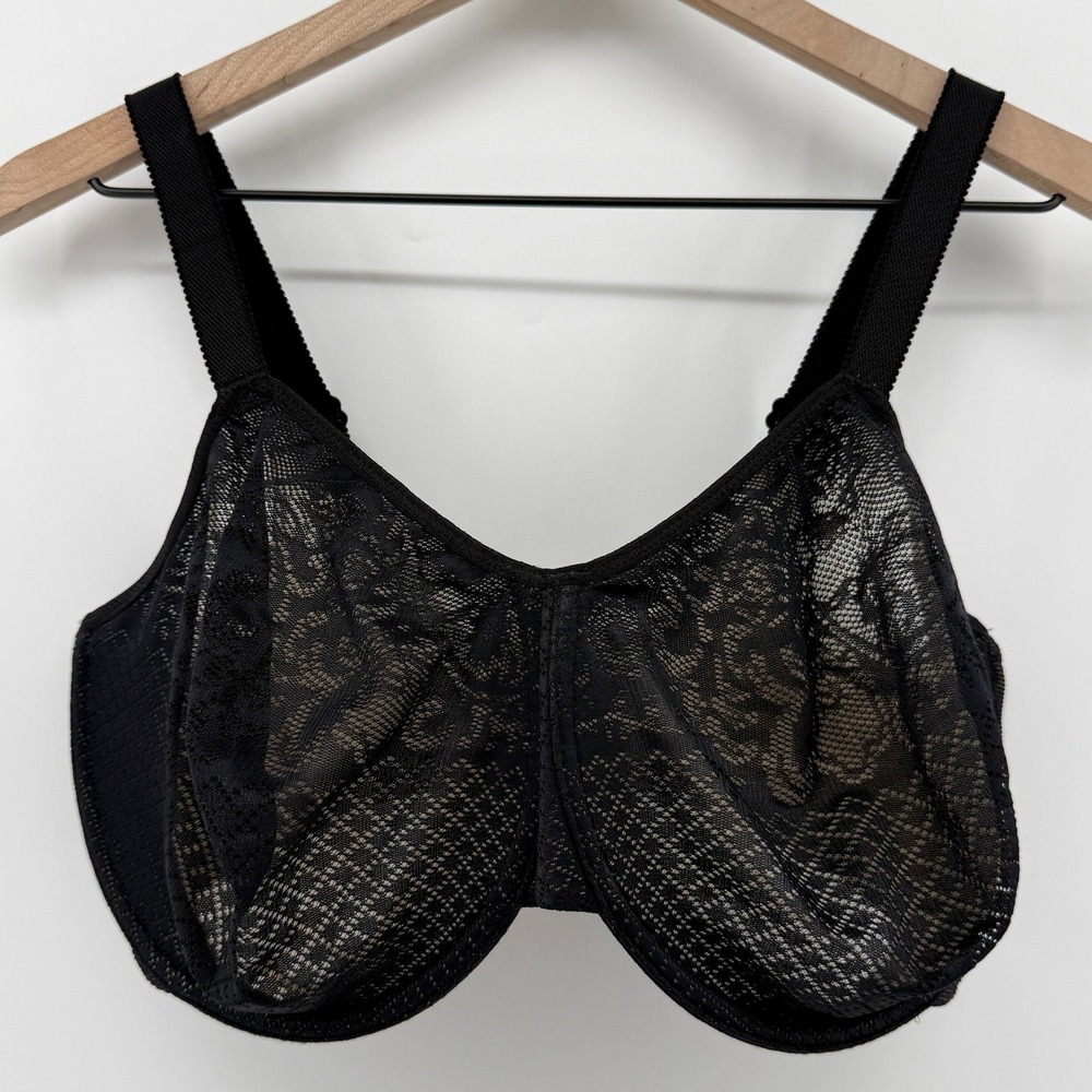 Wacoal 857210 Visual Effects Minimizer Bra Black 36I Full Coverage Underwire